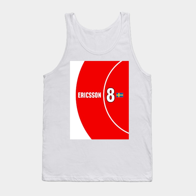 IndyCar 2023 - #8 Ericsson Tank Top by sednoid